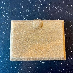 Vintage gold beaded clutch